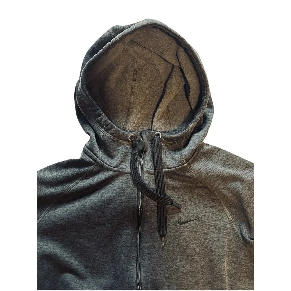 Nike Therma Fit Women's Medium Full Zip Running Sweatshirt Lightweight ThumbHole